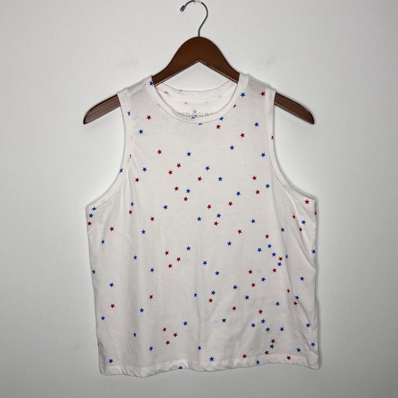 Fifth Sun Red White Blue Star Tank Size L - Picture 1 of 6